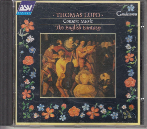 Thomas Lupo Consort Music Gaudeamus Cd Made In Uk 1996 