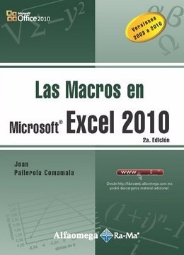 Libro Técnico Las Macros En Microsoft Excel 2010 - 2ª Ed.