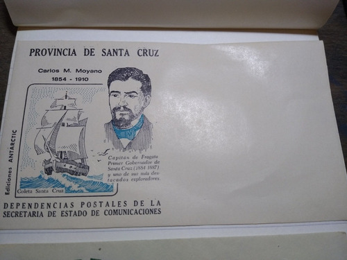 Filatelia Lote Dos Sobres Provincia Santa Cruz