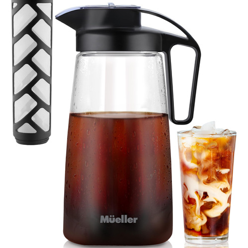 Mueller - Cafetera De Cafe Frio, Jarra Tritan Resistente De