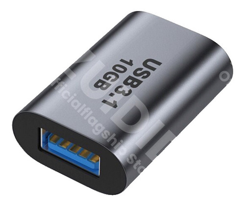 Adaptador Extension Usb A Hembra - Usb C Hembra 3.1 10gbps