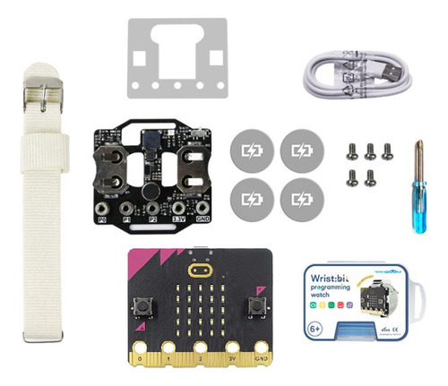 Kit De Reloj Portátil Bbc Micro:bit Compatible Con Microbit