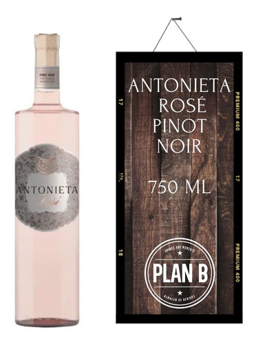 Vino Antonieta Rosé Pinot Noir - Falasco - Planbebidas