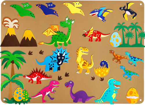 Craftstory Dinosaur Toys For Kids Flannel Storys-board Stori