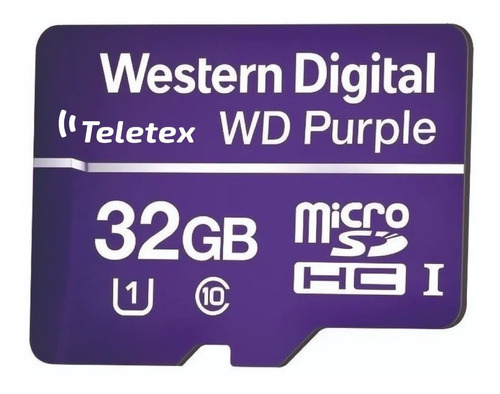 Tarjeta De Memoria Micro Sd Wd Wdd032g1p0a Purple 32gb