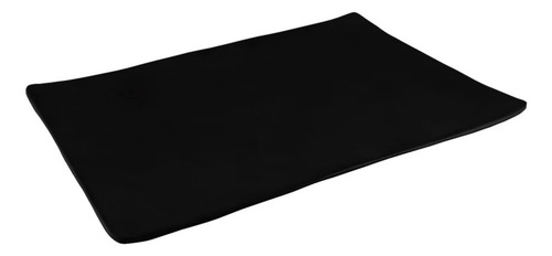 De 6 Platos Rectangulares De Melamina Color Negro 10 Jet Black