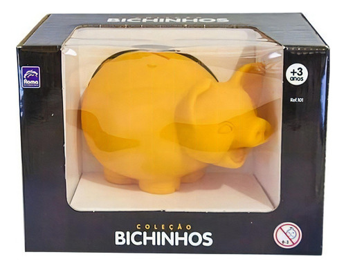 Coleção Bichinhos - Cofrinho Porquinho - Roma