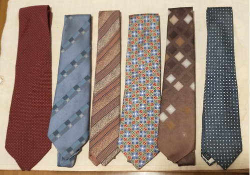 Imagen 1 de 2 de Corb 02: Lote De 6 Corbatas London Tie - Dior Variadas