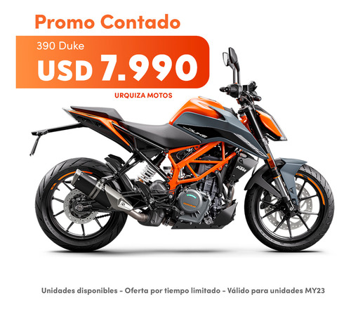 Ktm Duke 390 2024- Urquiza Motos 