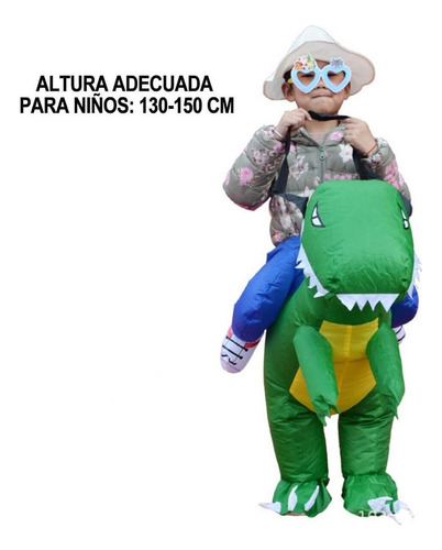 W Disfraz De Dinosaurio Inflable For Niños