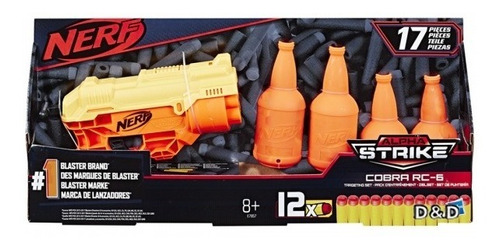 Nerf Alpha Strike Cobra Rc 17 Piezas - Original