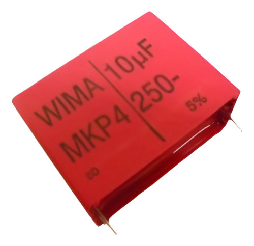 Mkp4 Wima 10uf Condensador De /250v (2pc)