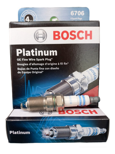 Bujias Punta De Platinum Bosch Silverado,triton Y Muchos Mas