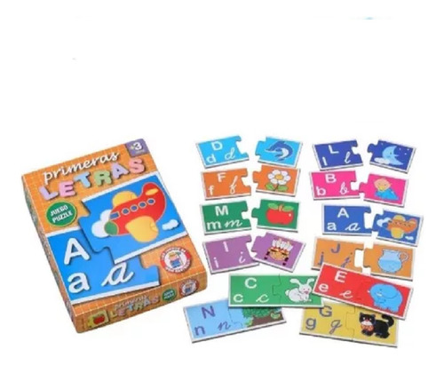 Imagen 2 de 4 de Rompecabezas Infantil Primeras Letras Ruibal Niños