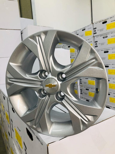 Rodas Onix Premier Aro 15 ( Jogo ) + Bicos * Cor Prata