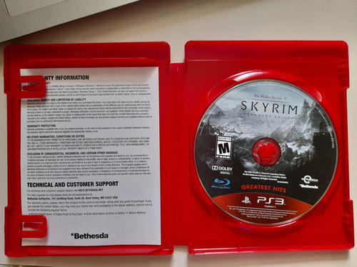 The Elder Scrolls V Skyrim Legendary Edition Ps3 (Usado)