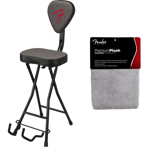 Fender Asiento De Guitarra 351 Y Paño De Pulido De Microfibr