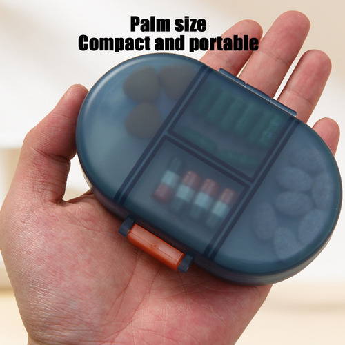 Organizador De Vitaminas Portátil Con 8 Compartimentos Humid