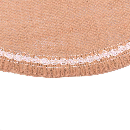 Mantel Individual Tutti Redondo De Yute Color Beige Lisa