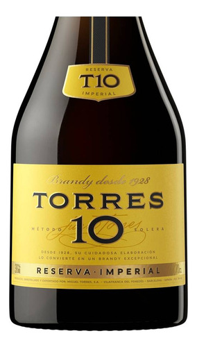 Brandy Torres 10 De 700 Ml.