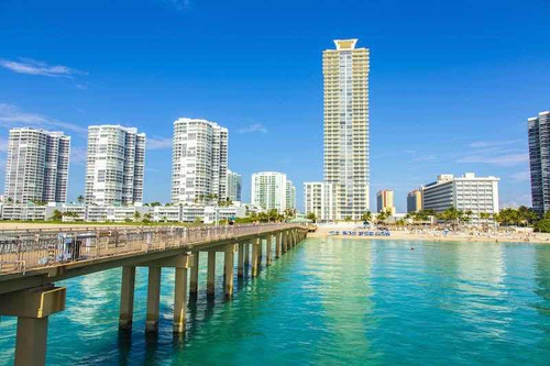 Departamento En Alquiler Con Vista Directa Al Mar En Miami