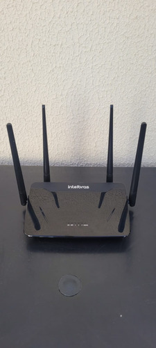 Lote 2 Roteadores Intelbras Rf 1200 Dual Band Preto (Usado)