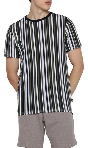 Playeras rayadas para hombre sale