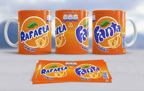 Imagen 5 de 9 de Plantillas Bebidas Latas 8 Diseños / Sublimacion Tazas