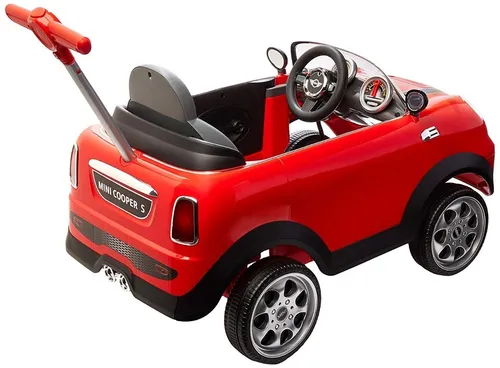 Carro para bebé con guia Mini Cooper Push Car Prinsel