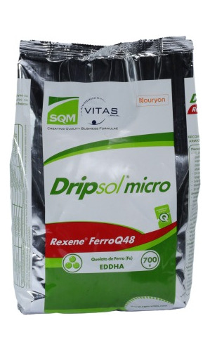 700gr Sqm-vitas Dripsol Micro Quelato De Ferro Hidroponia