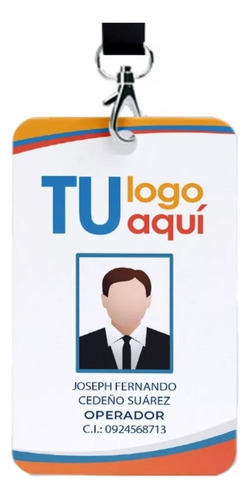 Credencial De Pvc A Todo Color Ambos Lados