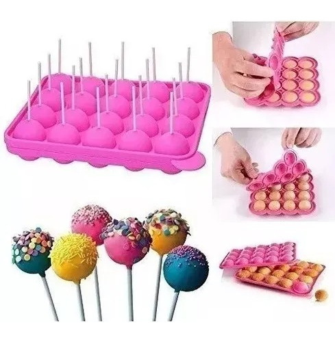 Molde De Silicona Cake Pop 20 Cavidades