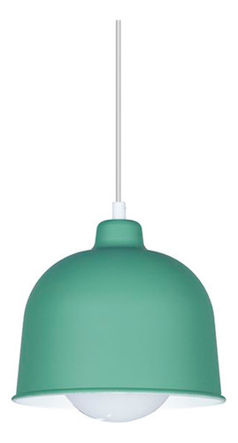 Lampara Colgante Leuk Fyllo Industrial Vintage E27 Verde