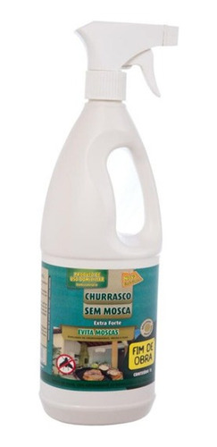 Churrasco Sem Mosca Spray 1litro Eficaz Elimina Moscas