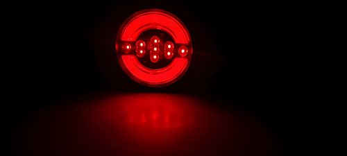 X6 Luz Led Trasera 12/24v Auto Camión Blanco Ámbar Rojo