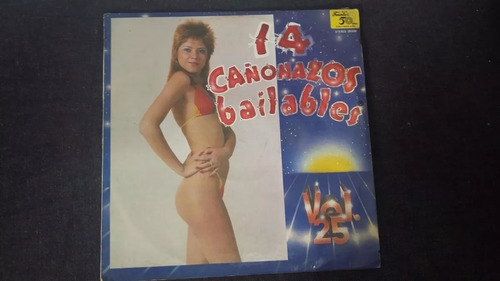 14 Cañonazos Bailables Vol 25 Lp Vinilo Cumbia