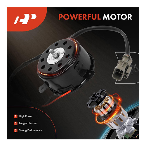 A-premium Radiator Fan Motor Compatible Con Hyundai Santa Fe