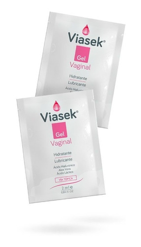  Gel Vaginal  Viasek Lubricante Íntimo Monodosis X 12 Sobres