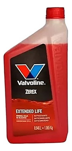 Refrigerante Valvoline Life Anticongelante Rojo X 6 Formula1