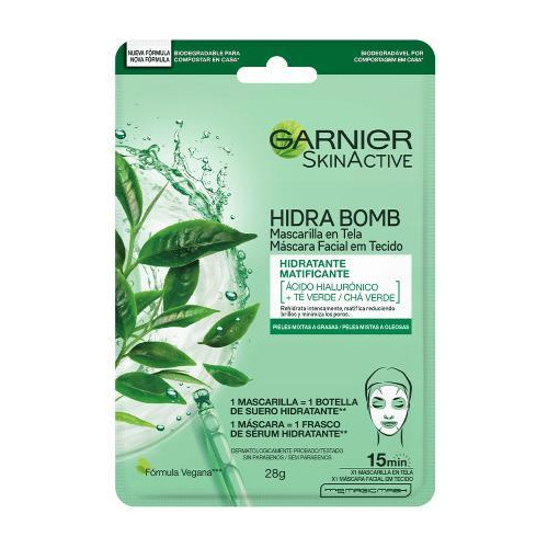 Mascara Garnier Skin Active Green Tea 32g