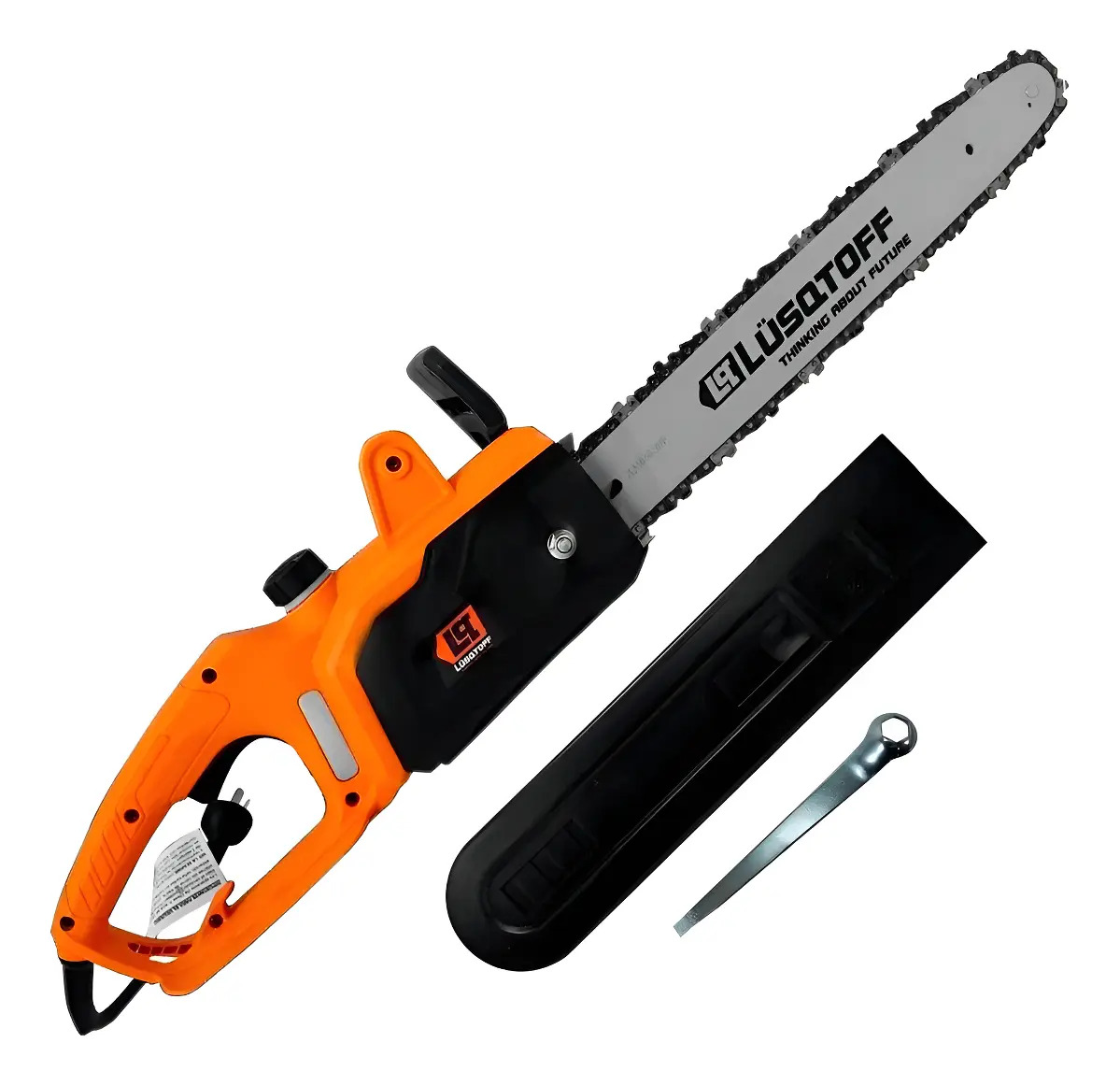 Motosierra Electrica Electrosierra Lusqtoff 2000w 40cm Cable Naranja