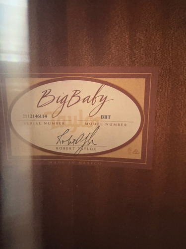 Violão Taylor Big Baby Bege (Usado)