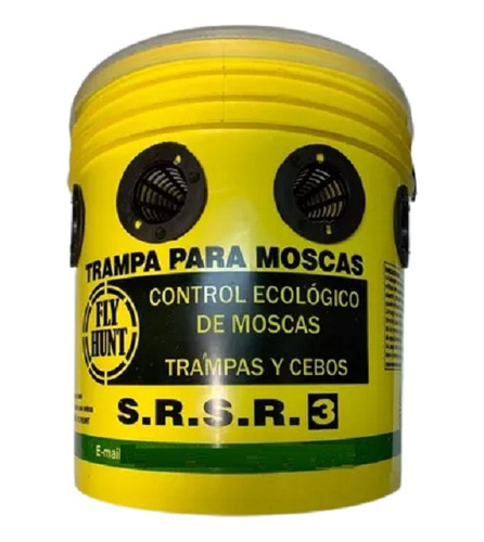 Trampa Para Moscas En Balde De 10 Lts Fly Hunt Sin Cebo