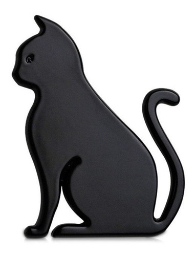 Sticker Metal Gato Gatito Auto Cat Lovers 3d