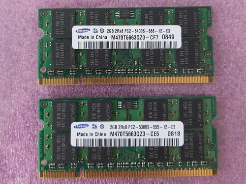 Memoria Ddr2 2gb Sodimm Notebook (Reacondicionado)