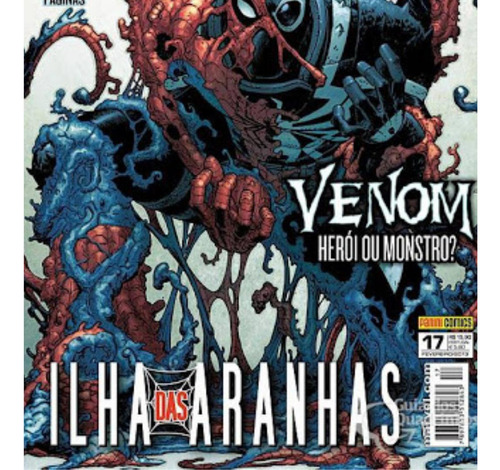 A Teia Do Homem Aranha Nº 17 - Ilha Das Aranhas, De Stephen Wacker. Editora Marvel Em Português, 2013