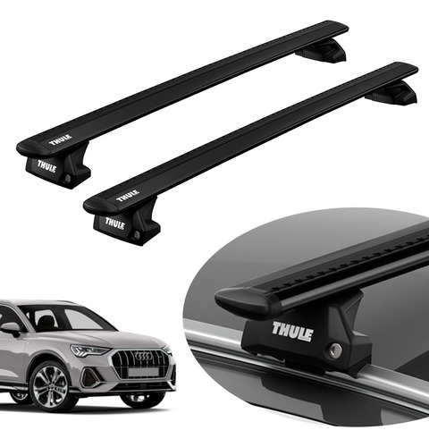 Rack De Teto Thule Wingbar Evo Black Audi Q3 2020 21 22 23