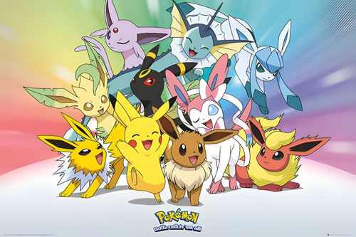 Poster Pokemon Autoadhesivo 100x70cm#1430