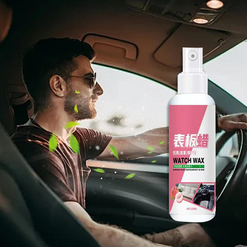 Spray De Cera Para Pulir Cuero Y Plástico Para Automóviles R