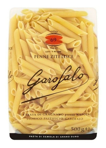 Pasta Penne Ziti Lisce Garofalo 500 Gr - Origen Italia